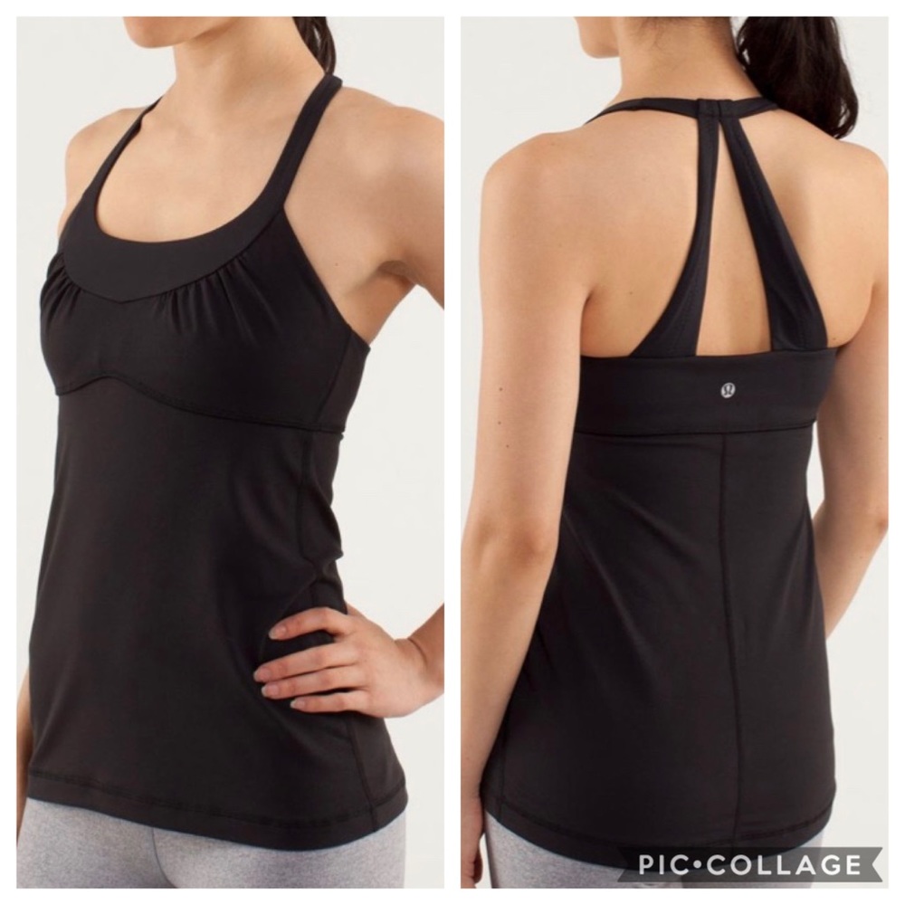 Lululemon Scoop Me Up Tank-Black size 6